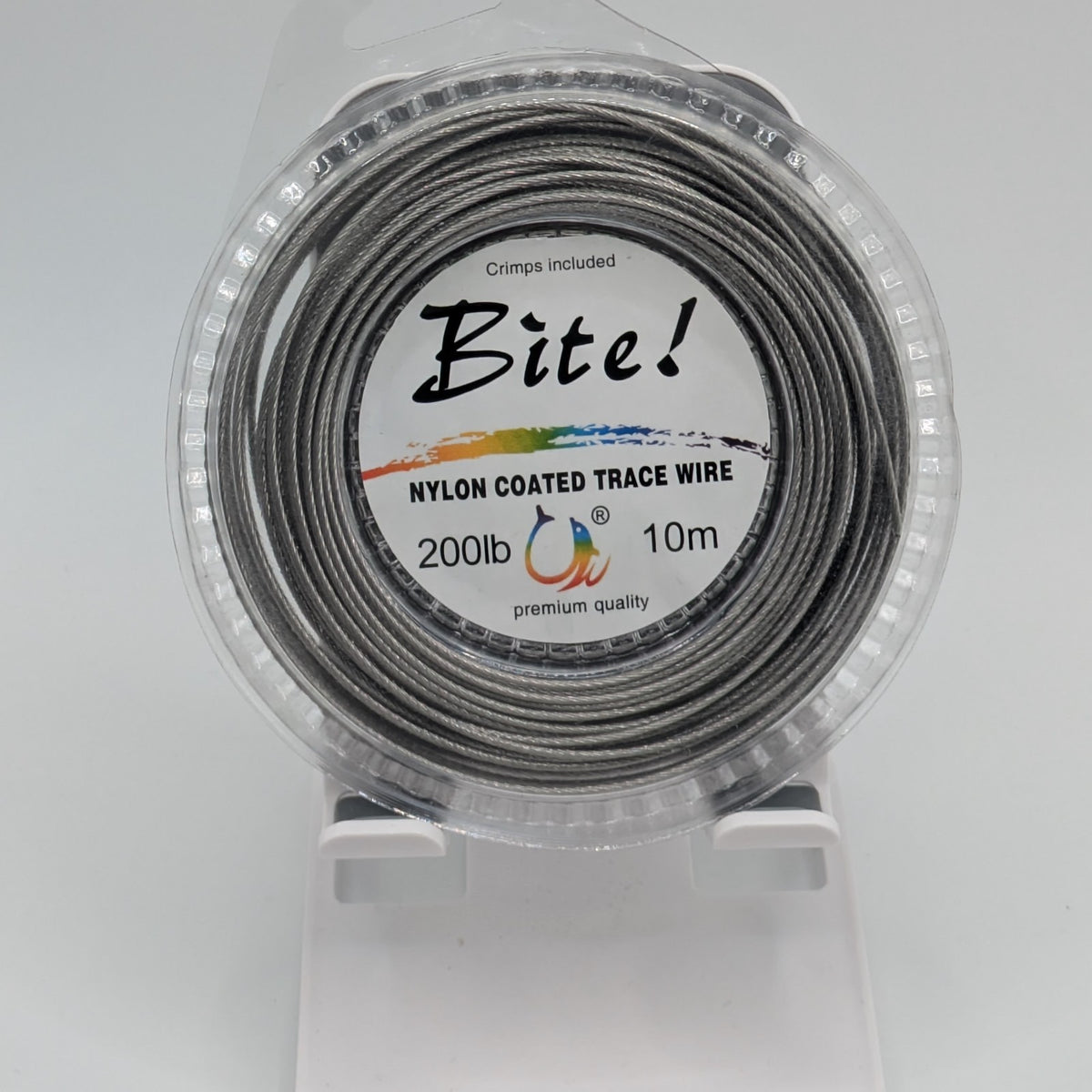 10m 5lb–200lb Nylon Coated Stainless Steel Fishing Trace Wire Crimps Shark