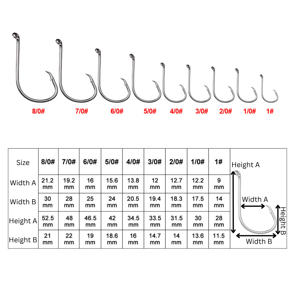 25/50/100pcs Octopus Circle Fishing Hooks Chemically Sharpened Hooks Fishing