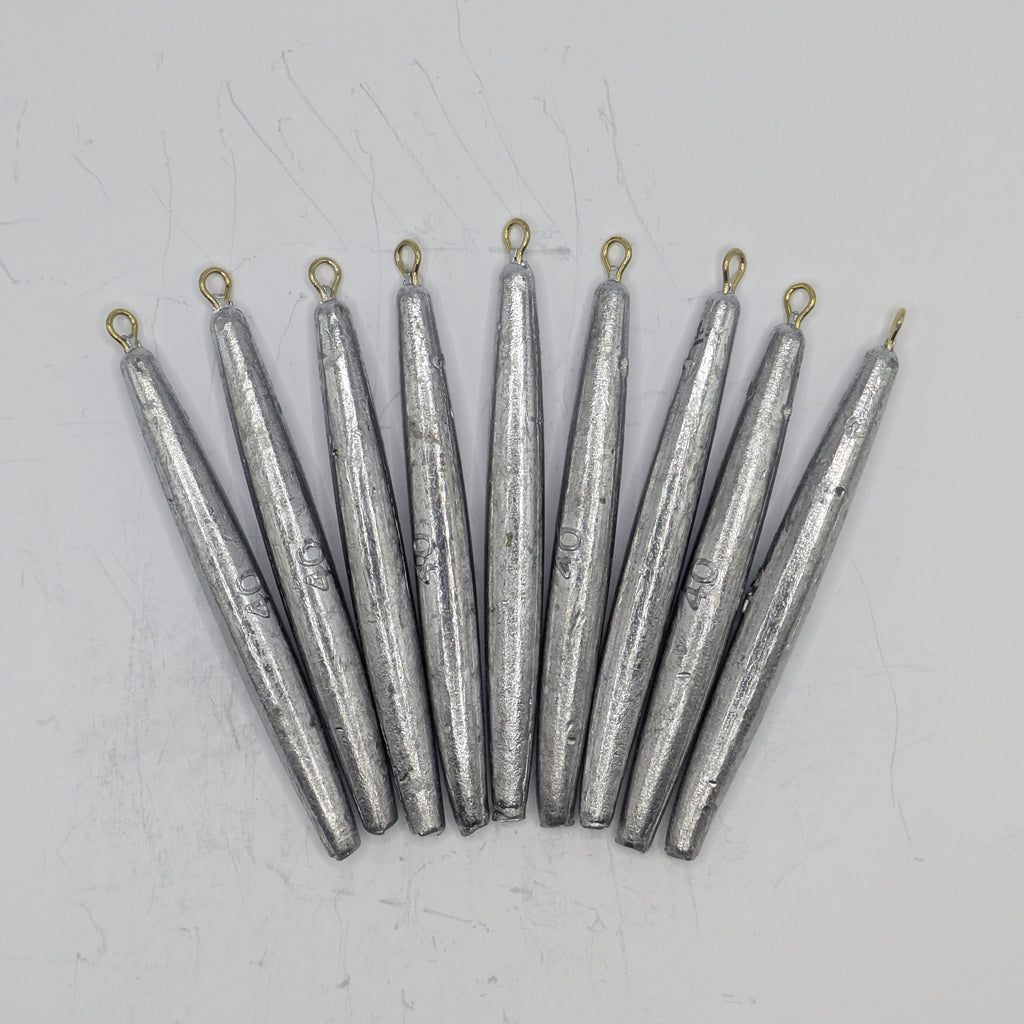 Snag-Free Sinkers (Pencil Sinkers / Drop Shot Sinkers)
