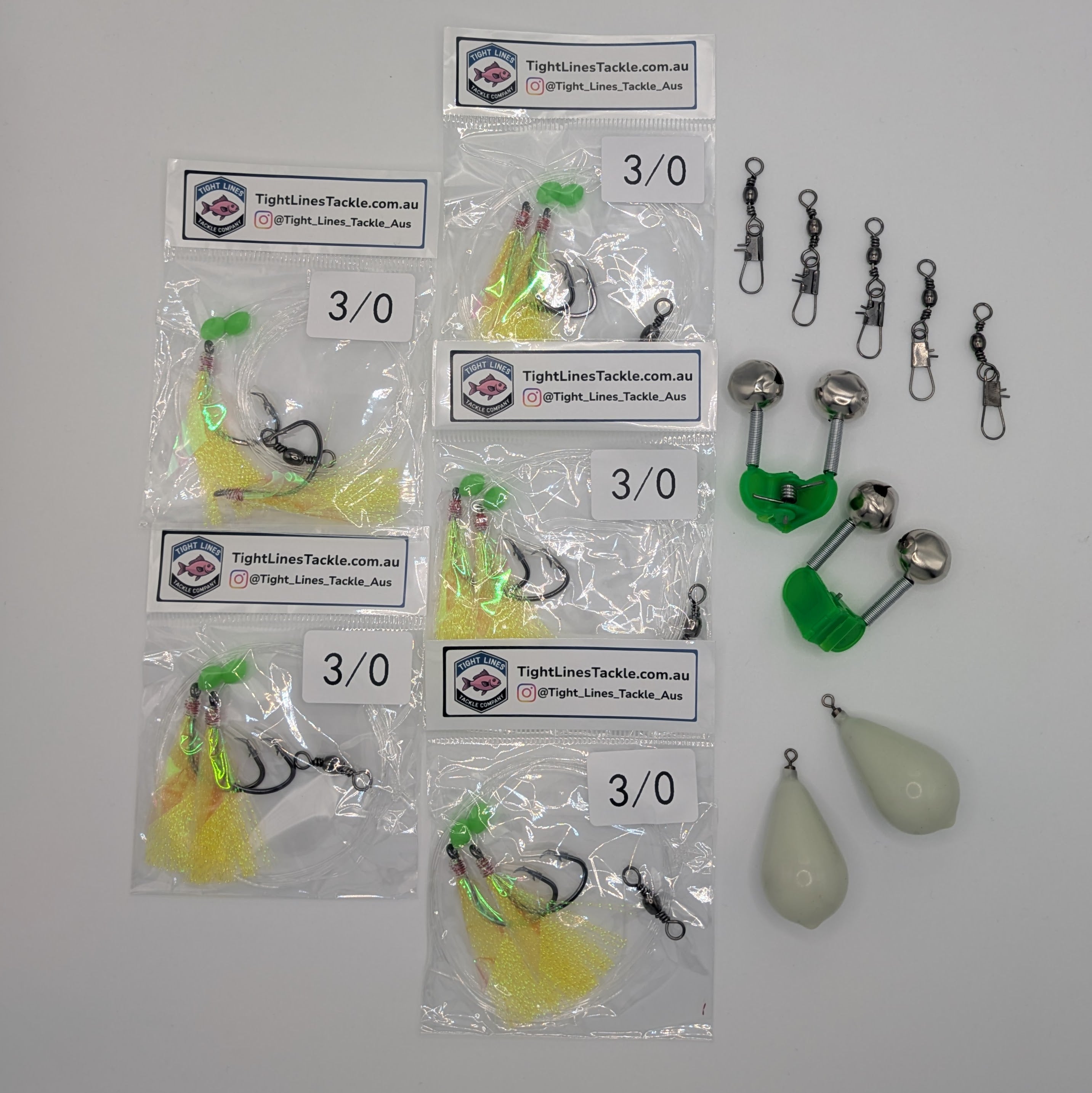 Pinkie Pack: Rigs, Sinkers, Bells & Swivels