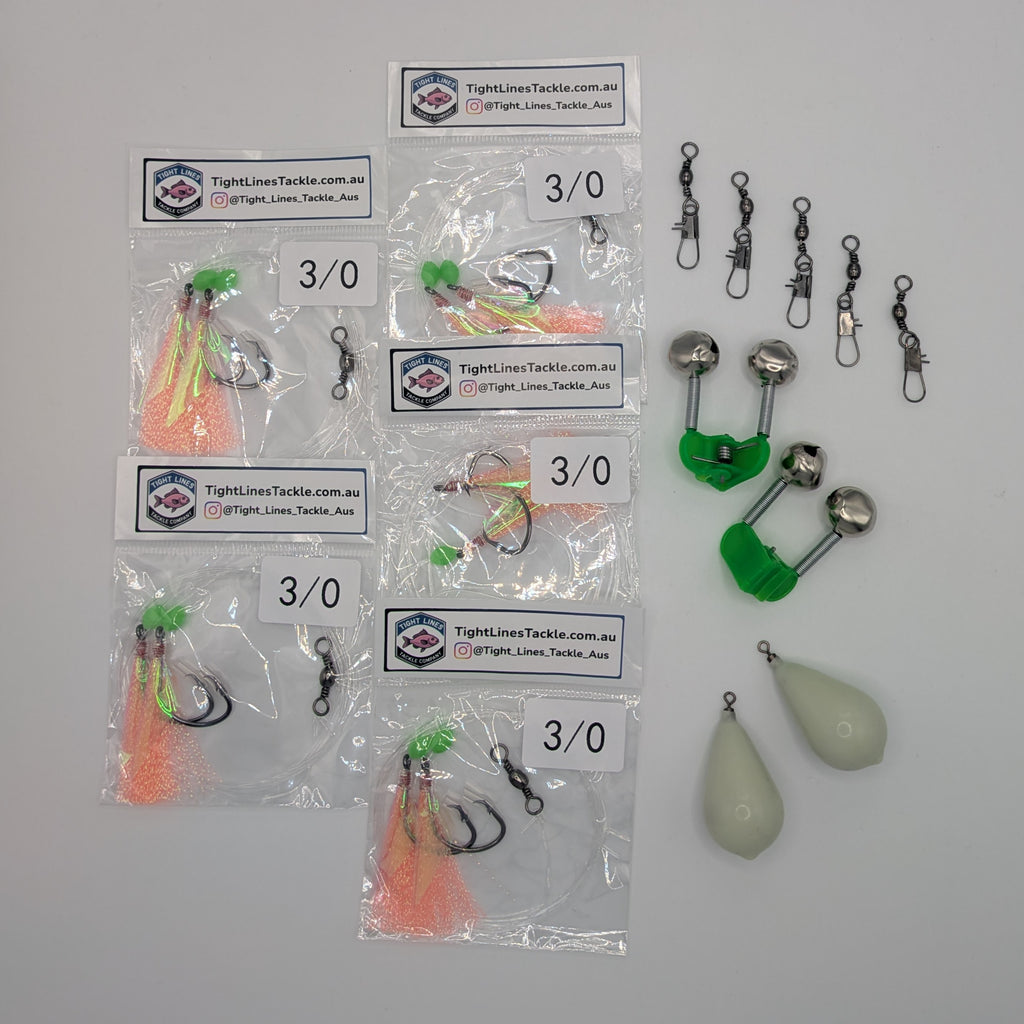 Pier/Jetty Pack (multi-species): Rigs, Sinkers, Bells & Swivels