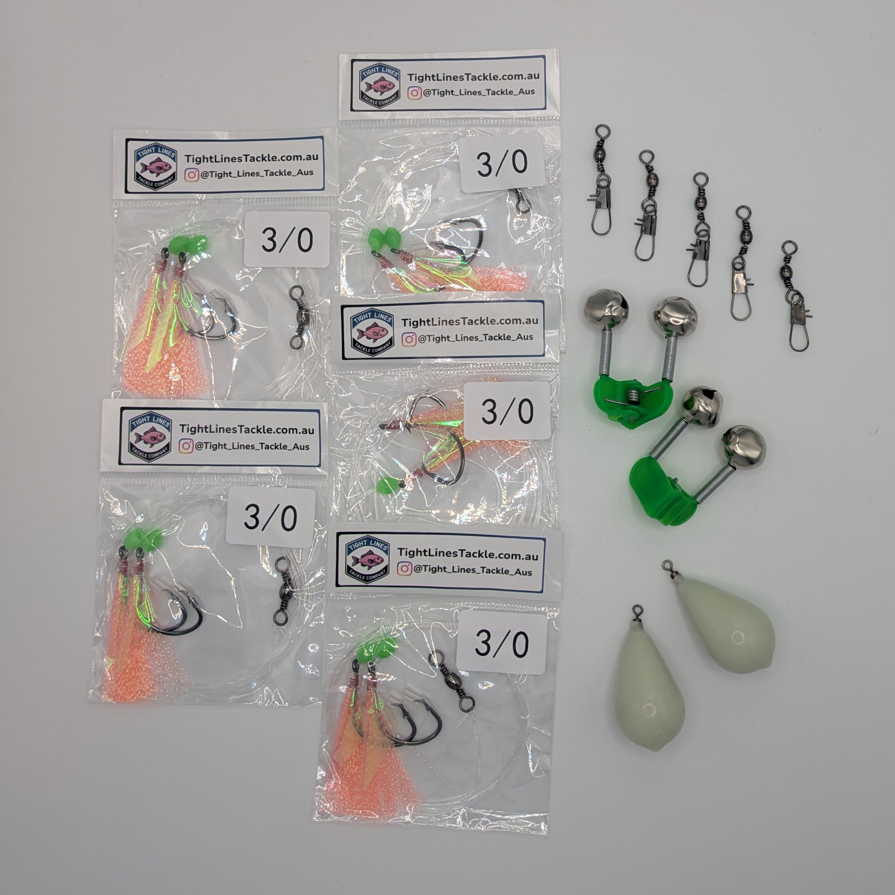 Pinkie Pack: Rigs, Sinkers, Bells & Swivels