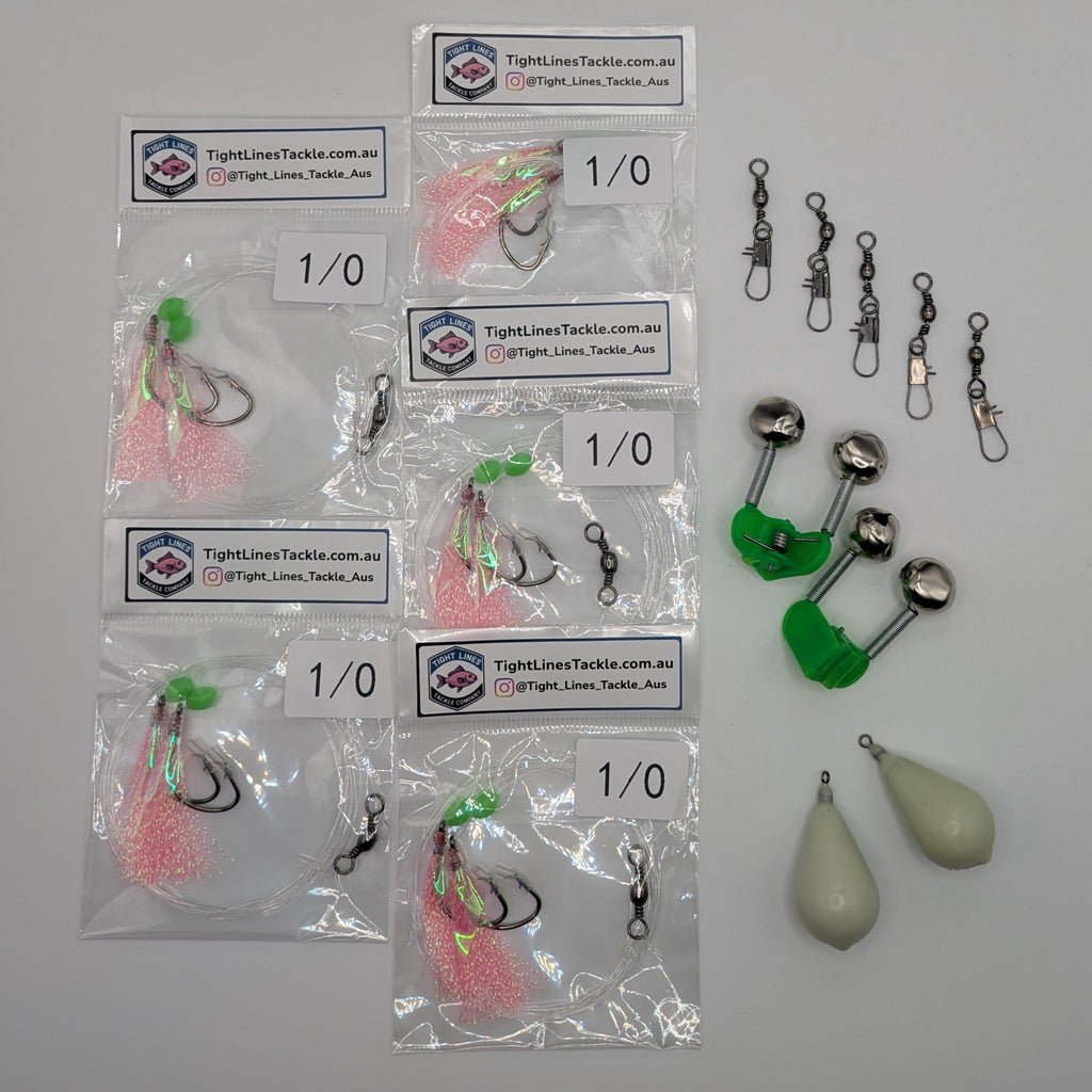 Bream Pack: Rigs, Sinkers, Bells & Swivels